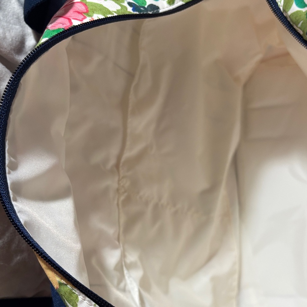 LeSportsac Navy and Floral Tote Bag - Picture 9 of 16